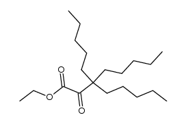 ethyl 3,3-dipentyl-2-oxooctanoate结构式