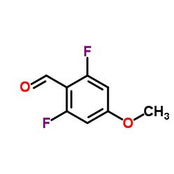 2,6-Difluoro-4-methoxybenzaldehyde structure