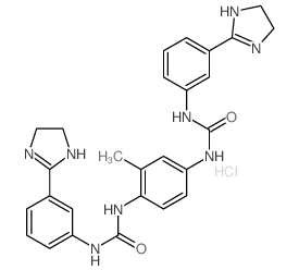 Urea,N,N''-(2-methyl-1,4-phenylene)bis[N'-[3-(4,5-dihydro-1H-imidazol-2-yl)phenyl]-,dihydrochloride (9CI) picture
