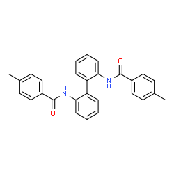 N,N'-2,2'-Biphenyldiylbis(4-methylbenzamide)结构式