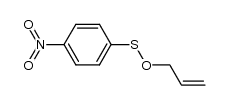 Allyl 4-nitrobenzenesulfenate结构式