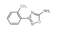 1,2,3,4-Oxatriazolium,5-amino-3-(2-methylphenyl)-, chloride (1:1)结构式