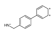 1-(azanyliumylmethyl)-4-phenylbenzene结构式