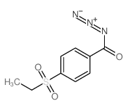 Benzoyl azide,4-(ethylsulfonyl)-结构式