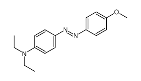 N,N-diethyl-4-[(4-methoxyphenyl)diazenyl]aniline Structure