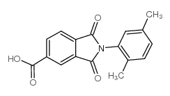 2-(2,5-dimethylphenyl)-1,3-dioxoisoindole-5-carboxylic acid Structure