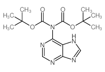 tert-butyl N-tert-butoxycarbonyl-n-(7h-purin-6-yl)carbamate Structure