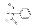 α-Chloro-α-chlorosulfenylphenylacetylchlorid结构式