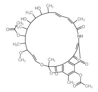 Rifamycin,1,4-dideoxy-1,4-dihydro-1,4-dioxo-, 8-acetate (9CI) picture