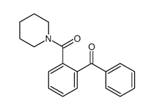 phenyl-[2-(piperidine-1-carbonyl)phenyl]methanone Structure
