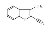 3-Methyl-benzo[b]thiophene-2-carbonitrile structure