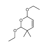 2H-Pyran, 2,6-diethoxy-3,6-dihydro-3,3-dimethyl- structure