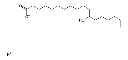 potassium,12-hydroxyoctadecanoate结构式