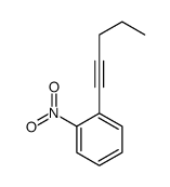 1-nitro-2-pent-1-ynylbenzene结构式