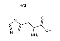 Nπ-methyl-L-histidine dihydrochloride Structure