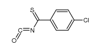 p-chlorothiobenzoyl isocyanate结构式