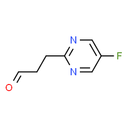 2-Pyrimidinepropanal,5-fluoro-(9CI) Structure