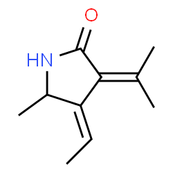 2-Pyrrolidinone,4-ethylidene-5-methyl-3-(1-methylethylidene)-,(E)-(9CI) structure