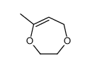2,3-Dihydro-7-methyl-5H-1,4-dioxepin结构式