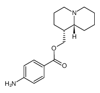 2H-Quinolizine-1-methanol, octahydro-, 4-aminobenzoate (ester) picture