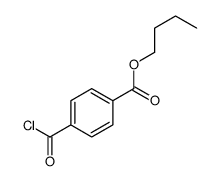 4-(Chlorocarbonyl)benzoic acid butyl ester Structure