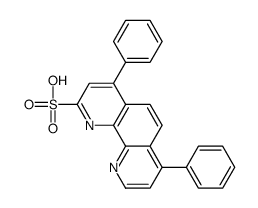 4,7-diphenyl-1,10-phenanthrolinesulphonic acid Structure