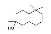 decahydro-2,5,5-trimethyl-2-naphthol结构式