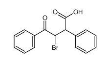 3-bromo-4-oxo-2,4-diphenyl-butyric acid Structure