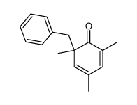 2-benzyl-2,4,6-trimethylcyclohexa-3,5-dien-1-one Structure