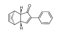 (3aSR,4RS,7SR,7aSR)-2-phenyl-3a,4,7,7a-tetrahydro-4,7-methanoinden-1-one结构式