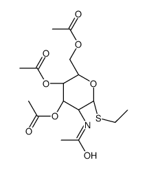 [(2R,3S,4R,5R,6S)-5-acetamido-3,4-diacetyloxy-6-ethylsulfanyloxan-2-yl]methyl acetate Structure