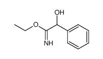 Ethyl-2-hydroxy-2-phenylacetimidat Structure