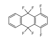 1,4,9,9,10,10-Hexafluor-9,10-dihydroanthracen结构式