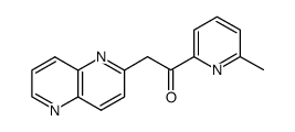 1-(6-methylpyridin-2-yl)-2-([1,5]naphthyridin-2-yl)ethanone Structure