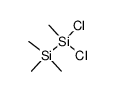 1,1,1,2-tetramethyl-2,2-dichlorodisilane结构式