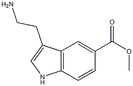 METHYL 3-(2-AMINOETHYL)-1H-INDOLE-5-CARBOXYLATE结构式