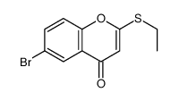 6-bromo-2-ethylsulfanylchromen-4-one Structure