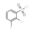 2-Chloro-3-fluorobenzenesulfonylchloride Structure