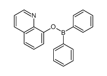diphenyl(quinolin-8-yloxy)borane结构式