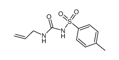 N-(allylcarbamoyl)-4-methylbenzenesulfonamide结构式