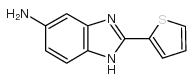 2-THIEN-2-YL-1H-BENZIMIDAZOL-5-AMINE结构式