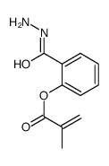 [2-(hydrazinecarbonyl)phenyl] 2-methylprop-2-enoate Structure