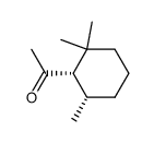 (1S-cis)-1-(2,2,6-trimethylcyclohexyl)ethanone Structure