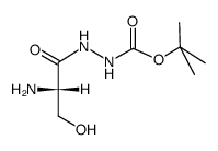 H-Ser-NHNHBoc结构式