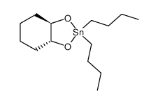 trans-2,2-di-n-butyl-1,3,2-dioxacyclohexanestannolane Structure