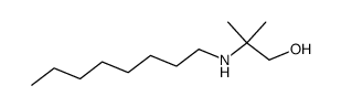 β-octylamino-isobutyl alcohol Structure