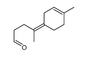 (4Z)-4-(4-methylcyclohex-3-en-1-ylidene)pentanal Structure