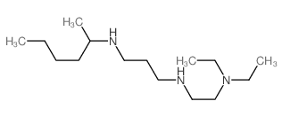 N-(2-diethylaminoethyl)-N-hexan-2-yl-propane-1,3-diamine Structure