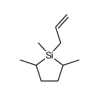 (EE)-1-Allyl-1,2,5-trimethyl-1-silacyclopentane Structure