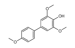 2,6-dimethoxy-4-(4-methoxyphenyl)phenol结构式